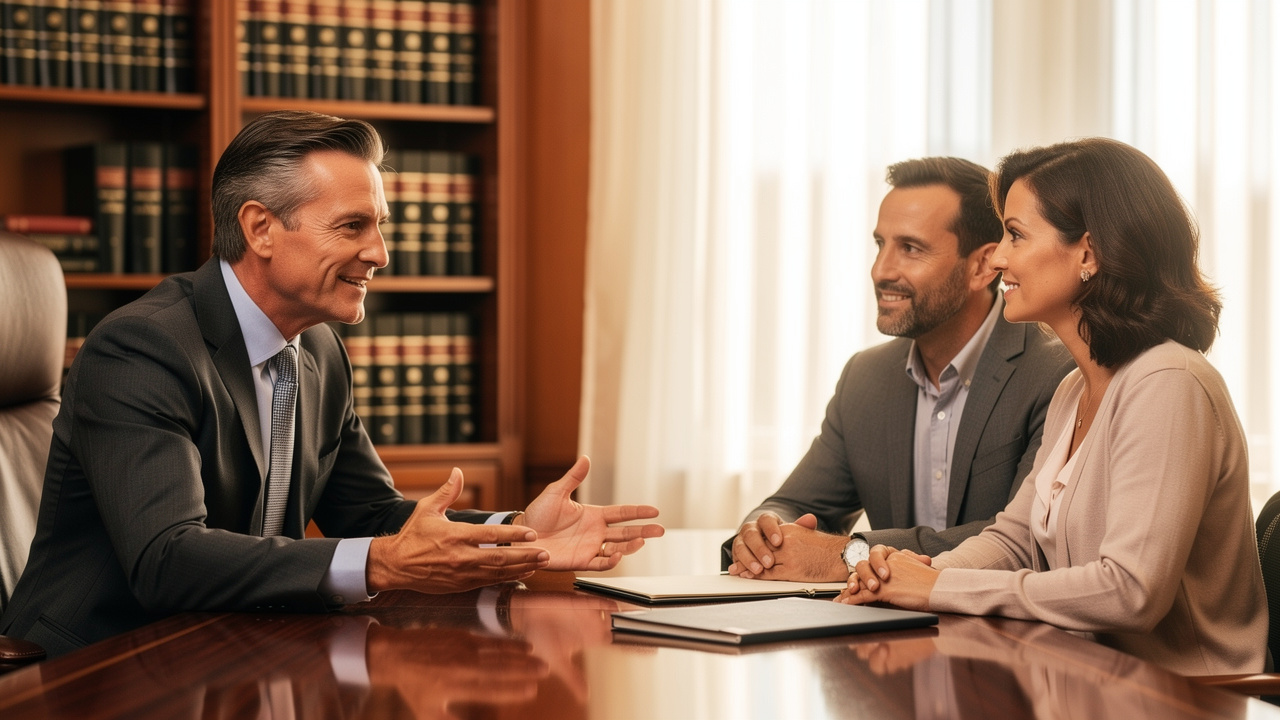 Attorney consulting clients about Illinois LLC formation process